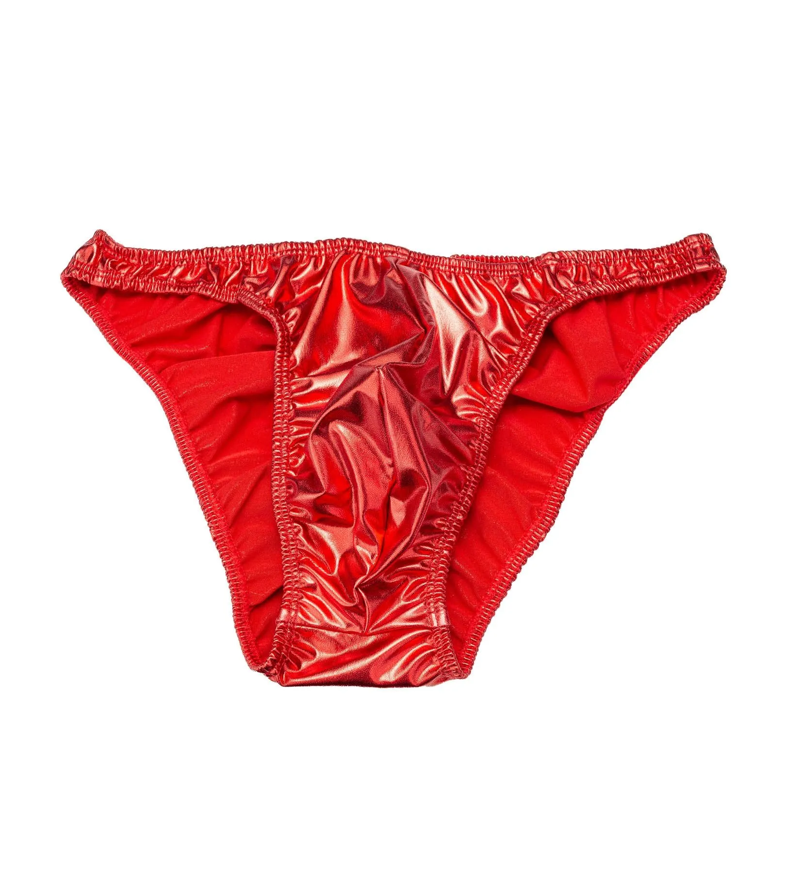 Pro Cut Posing Trunks with Scrunch - Fury Red