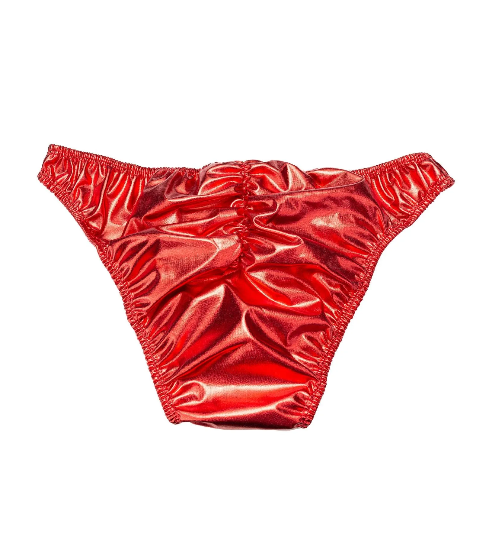 Pro Cut Posing Trunks with Scrunch - Fury Red