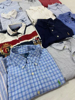 Ralph Lauren Men Button Down Shirts - 16 Pieces