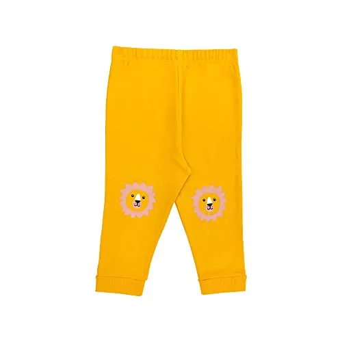 Real Basics Cotton Fleece Clothing Sets for Boys & girls - Unisex Winter Clothing sets Full Sleeve T-shirt & Pant -Size(18-24 Months) -Style(Mustard Lion)