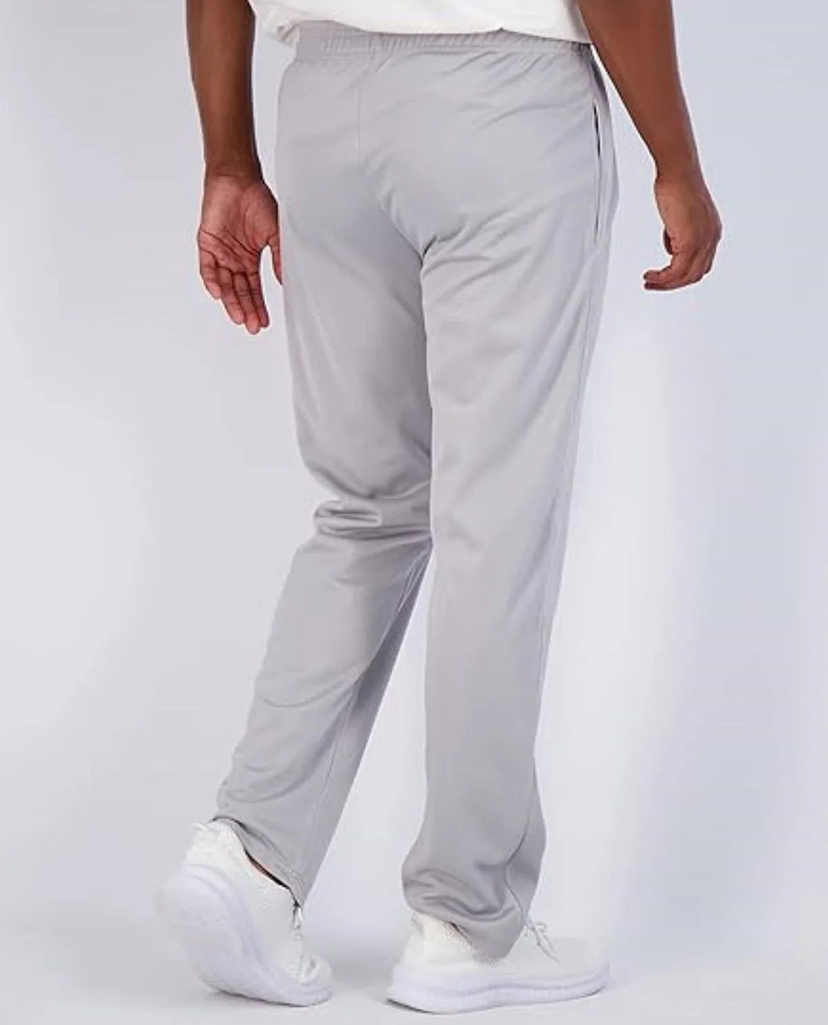 Real Essentials Men's Tricot Open Bottom Pant