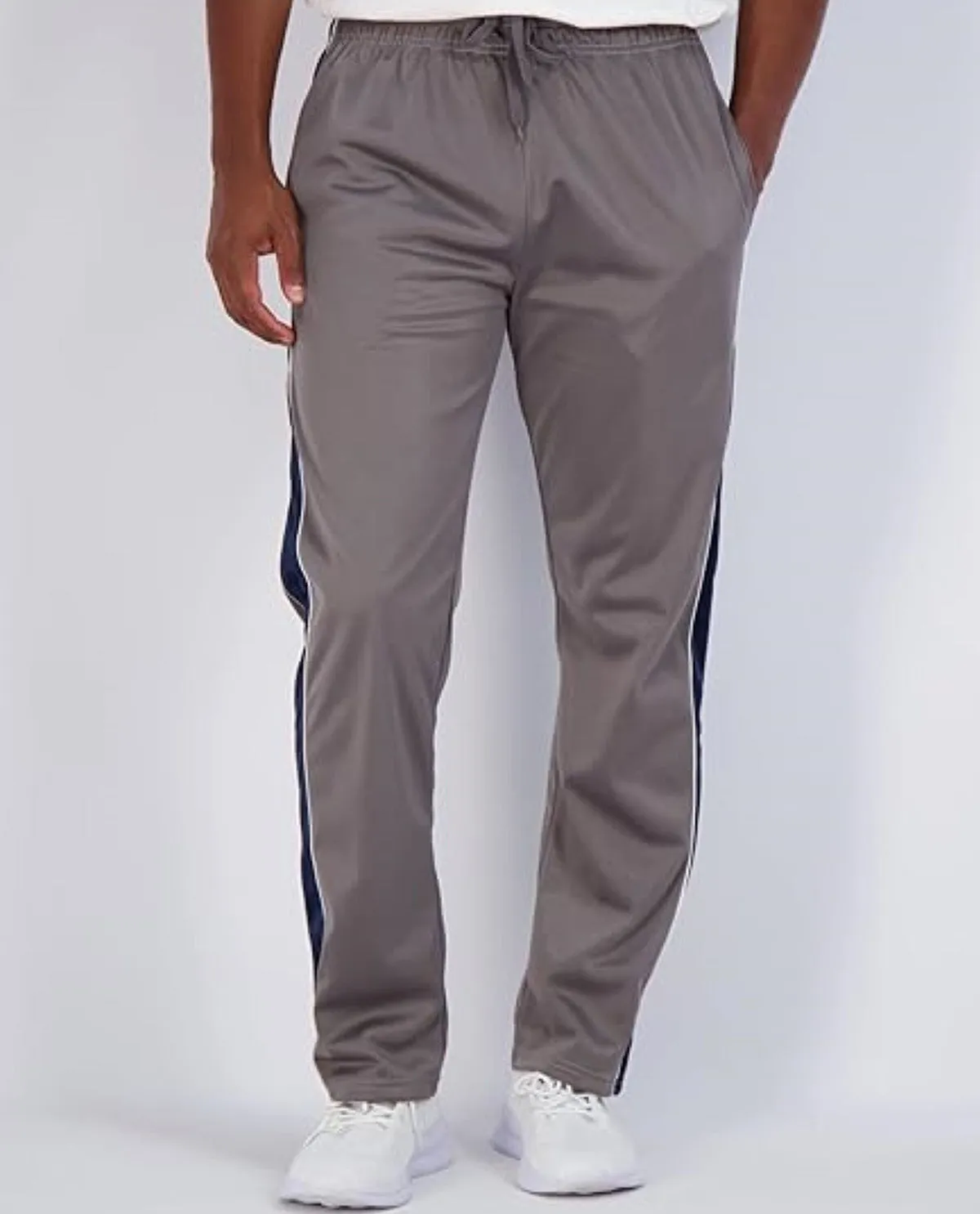 Real Essentials Men's Tricot Open Bottom Pant