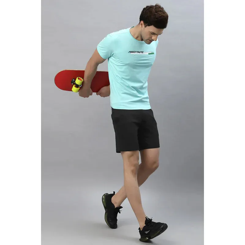 Red Tape Men Black Activewear Shorts