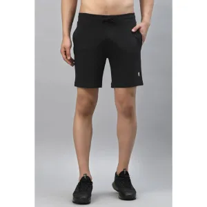 Red Tape Men Black Activewear Shorts