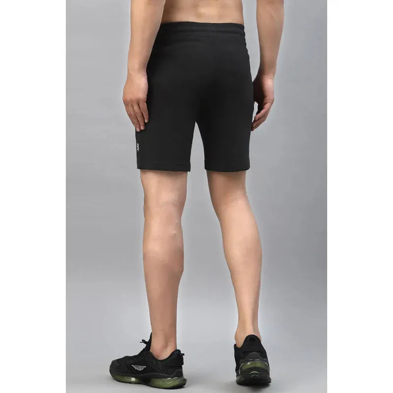 Red Tape Men Black Activewear Shorts