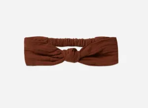 Rylee   Cru Girls Knotted Headband In Redwood