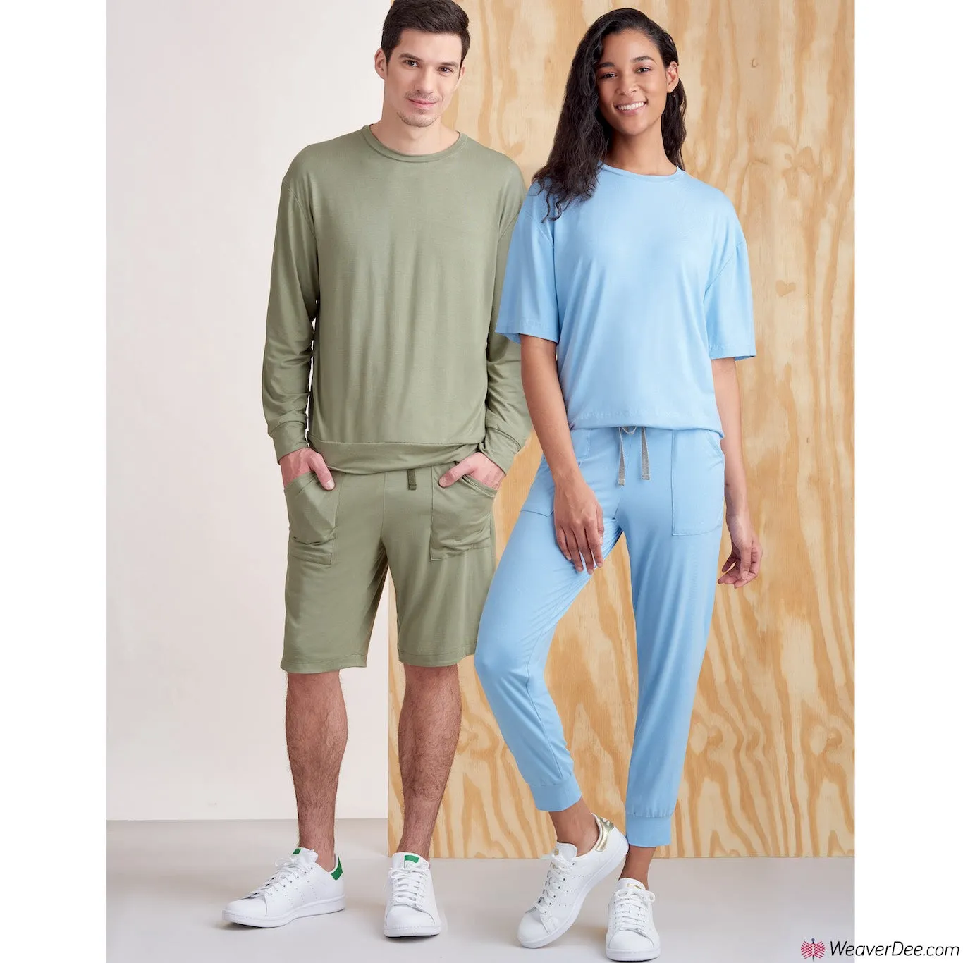 Simplicity Pattern S9337 Unisex Knits Only Tops, Pants & Shorts