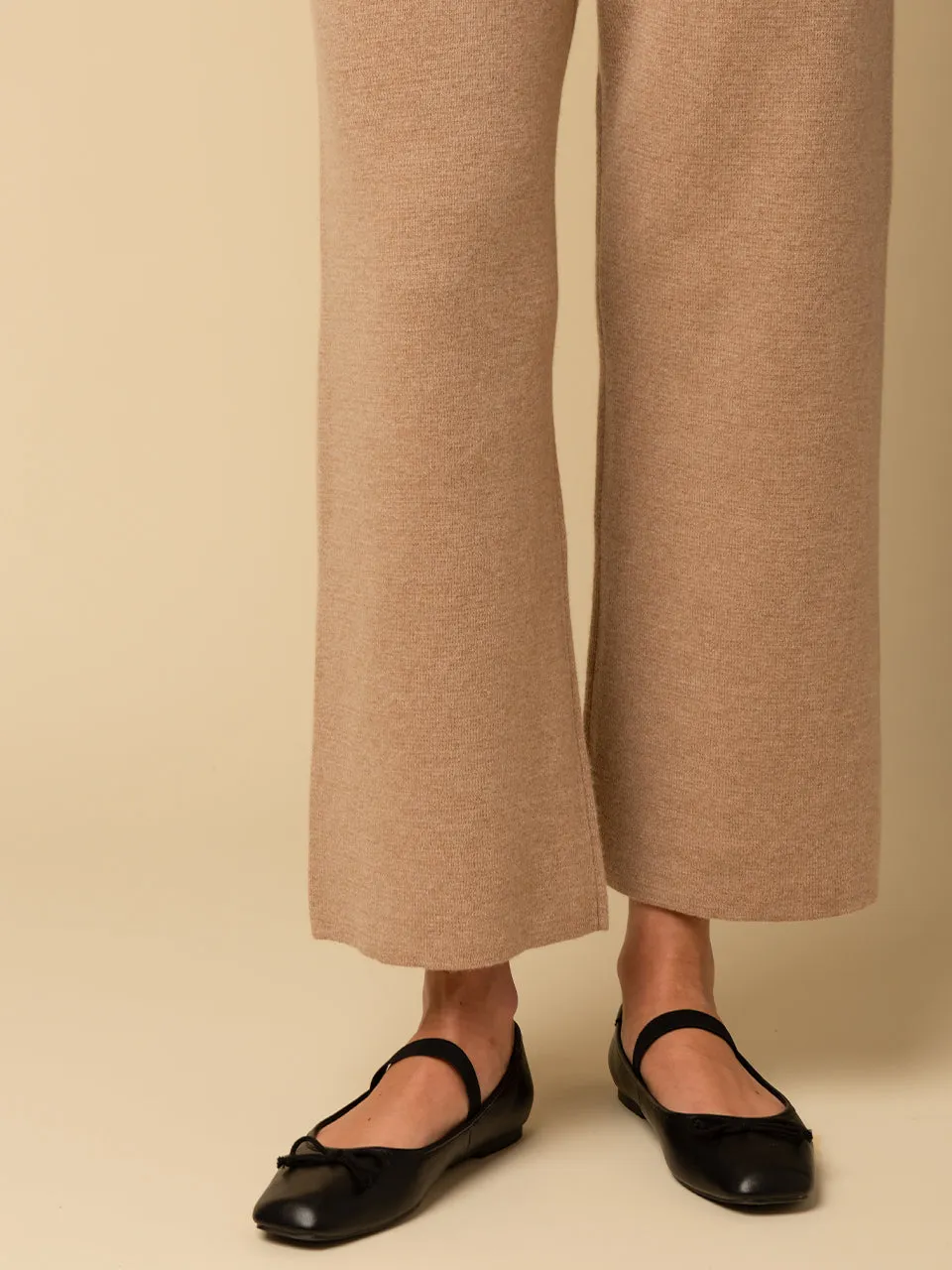 Straight Fit Pants_Camel