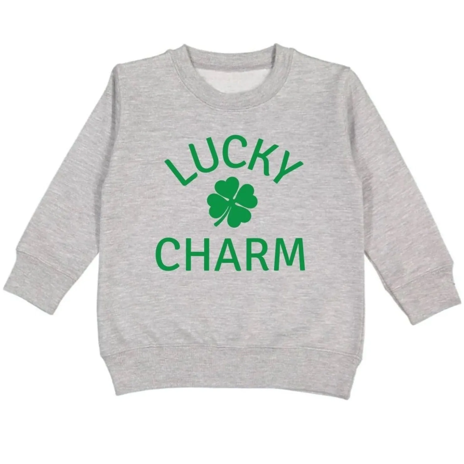 Sweet Wink Toddler To Youth Gray LUCKY CHARM Sweatshirt