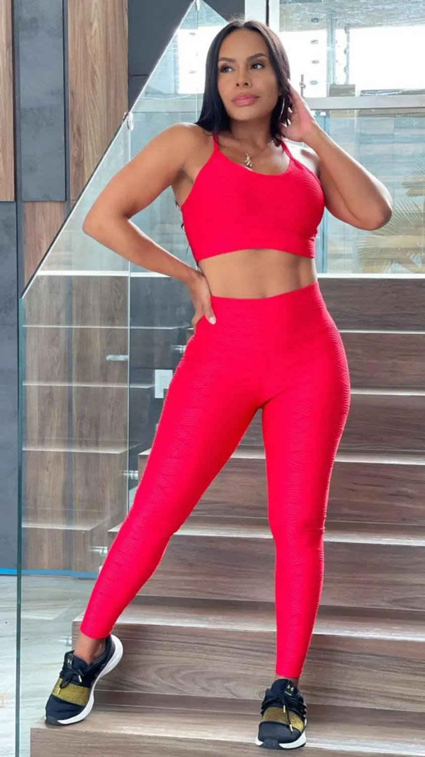 Textured Women Activewear Outfit