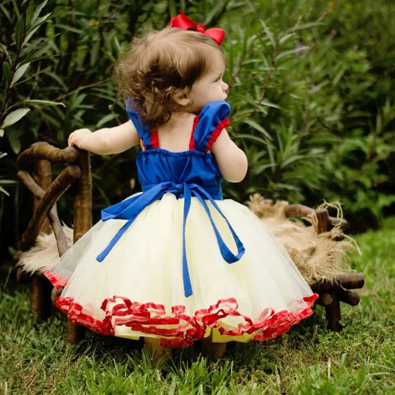 Toddler Girl Baby Clothing Dresses-Birthday-Party Occasion