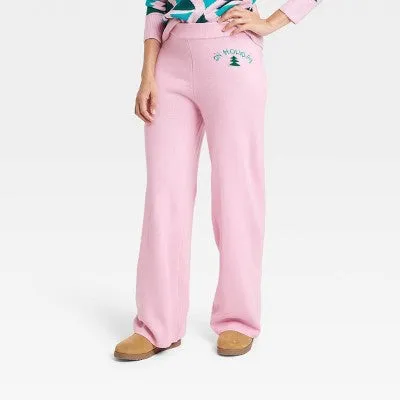 Women's On Holiday Graphic Sweater Pants