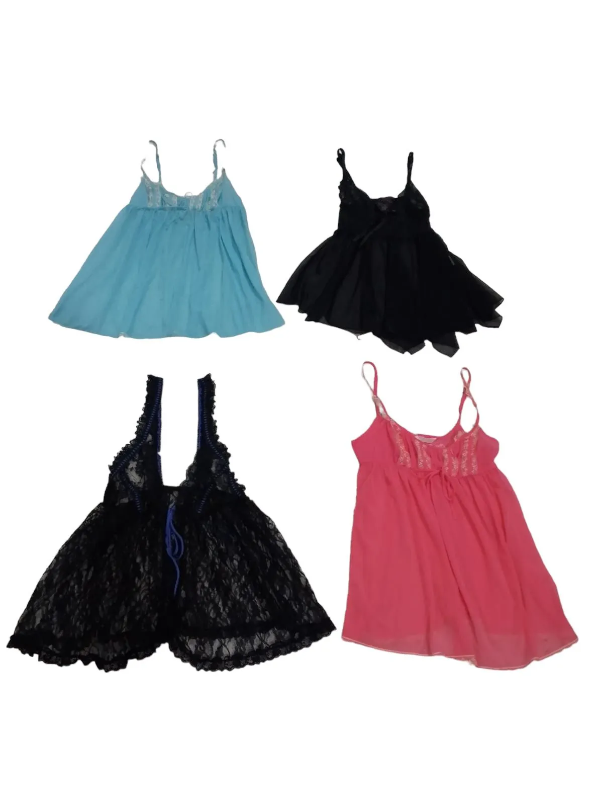 Y2K Mini Lace & Mesh Tops - 17 pcs - 7/6/24