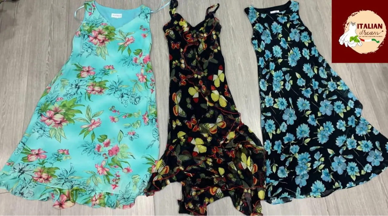 Y2K summary Floral Dresses