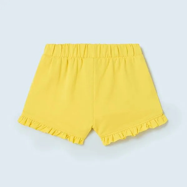 YELLOW SHORT FOR BABY GIRLS